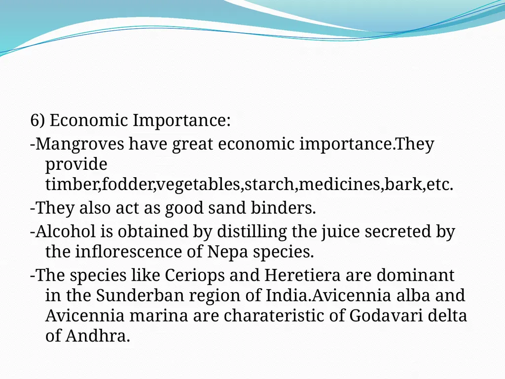Mangroves Prof. Mrs. Manisha Gurme Dept.Of Botany - slide 14 of 15