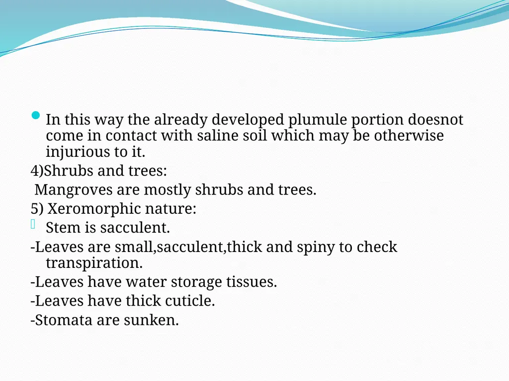 Mangroves Prof. Mrs. Manisha Gurme Dept.Of Botany - slide 13 of 15