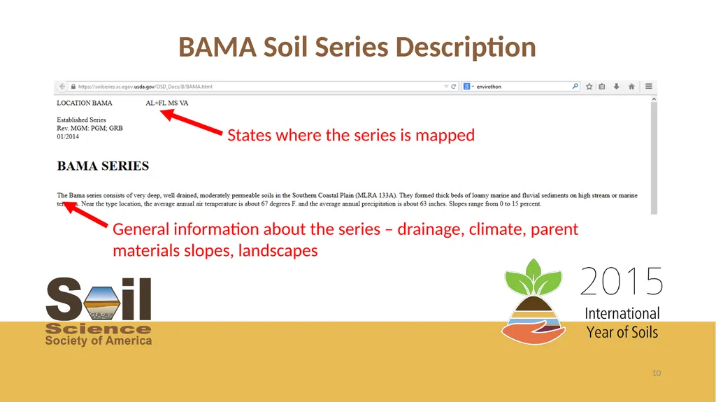 Getting the Dirt on Presented by Name, Position - slide 10 of 17