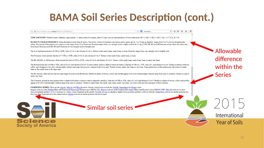 Getting the Dirt on Presented by Name, Position - slide 12 of 17