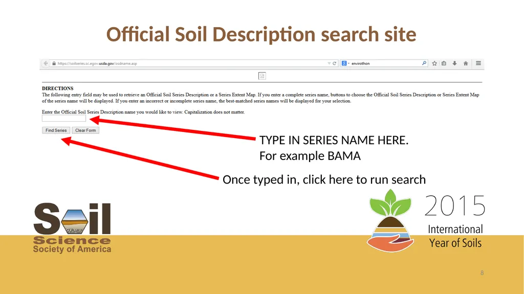 Getting the Dirt on Presented by Name, Position - slide 8 of 17