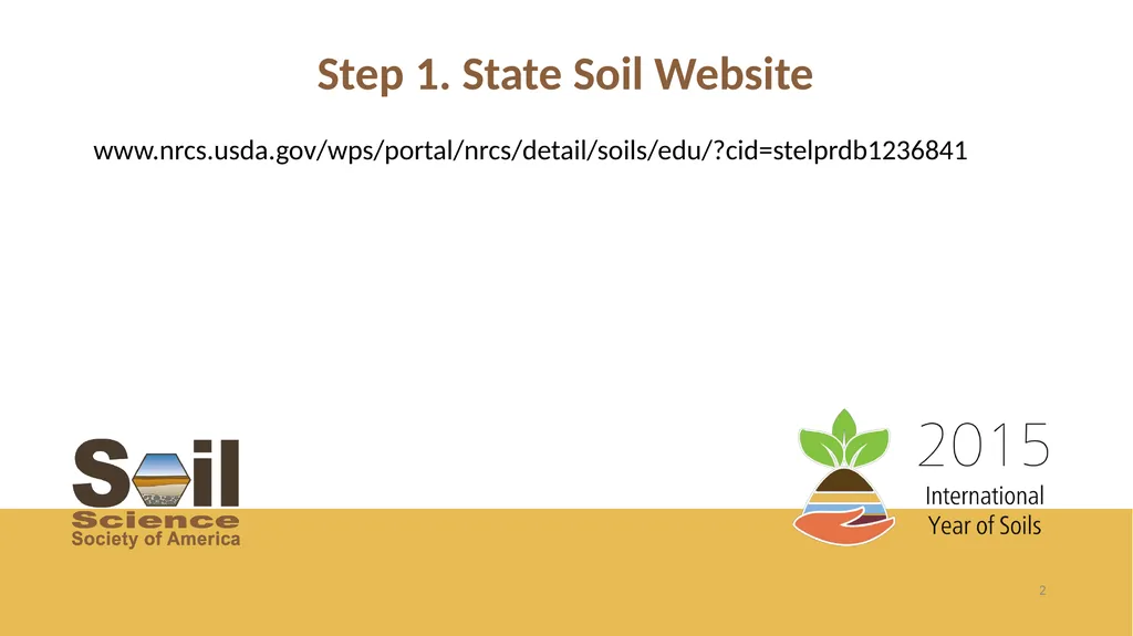 Getting the Dirt on Presented by Name, Position - slide 2 of 17