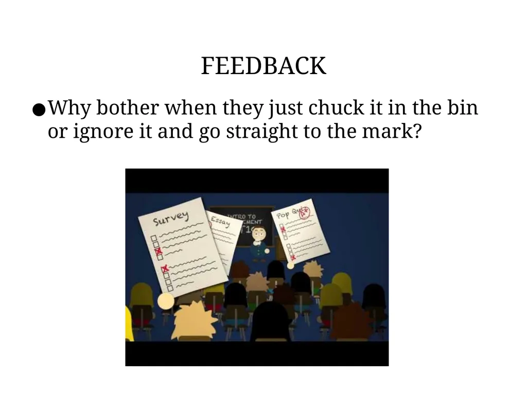 Feedback to improve student learning Directed - slide 2 of 16