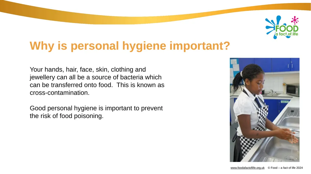 Personal hygiene Why is personal hygiene - slide 2 of 8