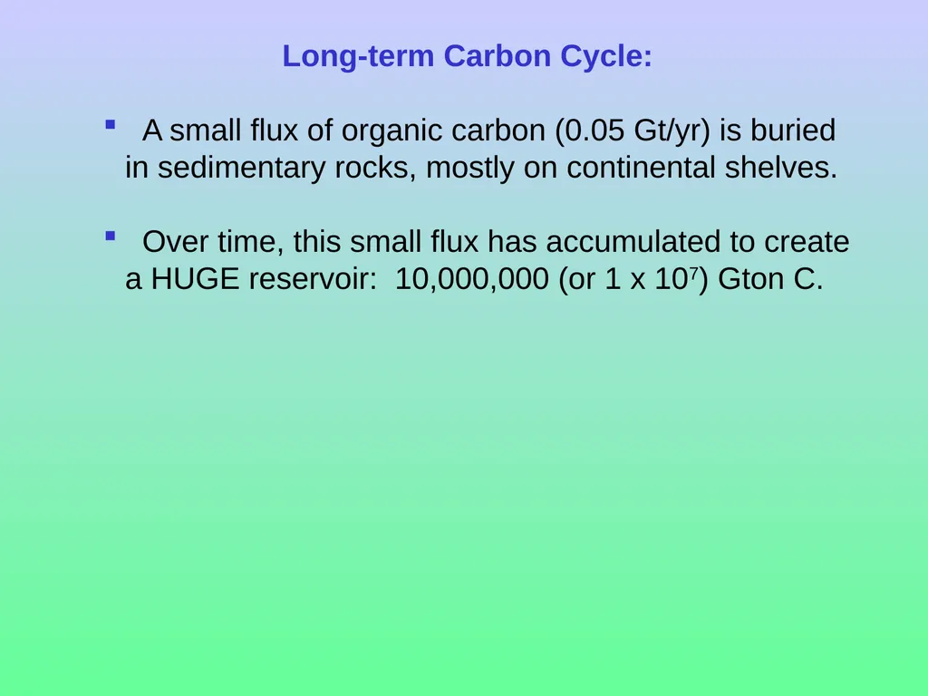 Chapter 8—Part 1 Fluxes and reservoirs/ The - slide 27 of 33
