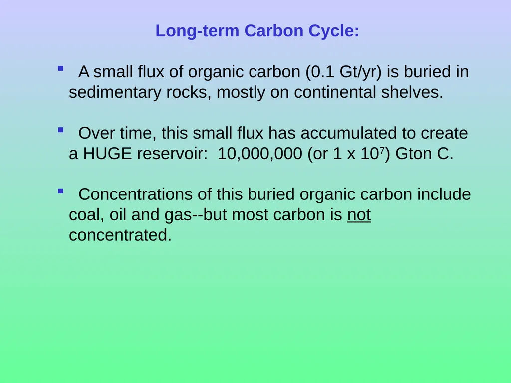 Chapter 8—Part 1 Fluxes and reservoirs/ The - slide 28 of 33