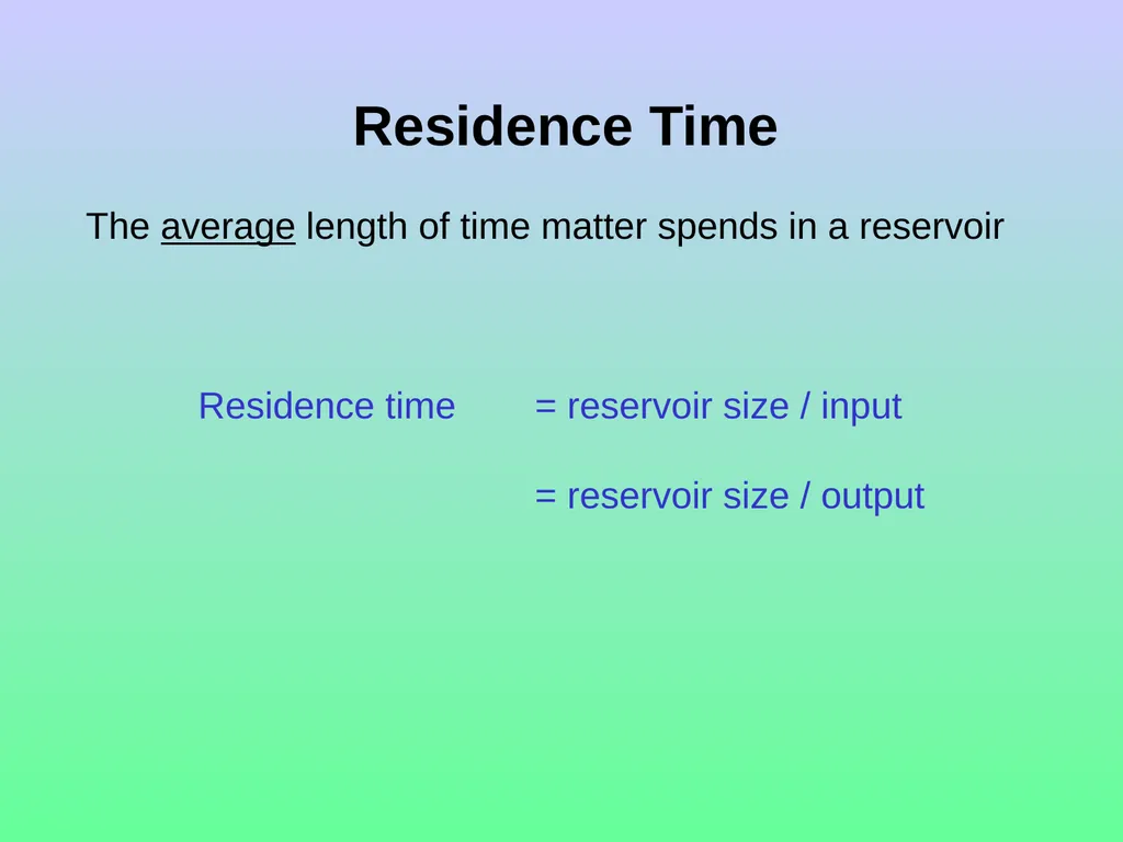 Chapter 8—Part 1 Fluxes and reservoirs/ The - slide 7 of 33
