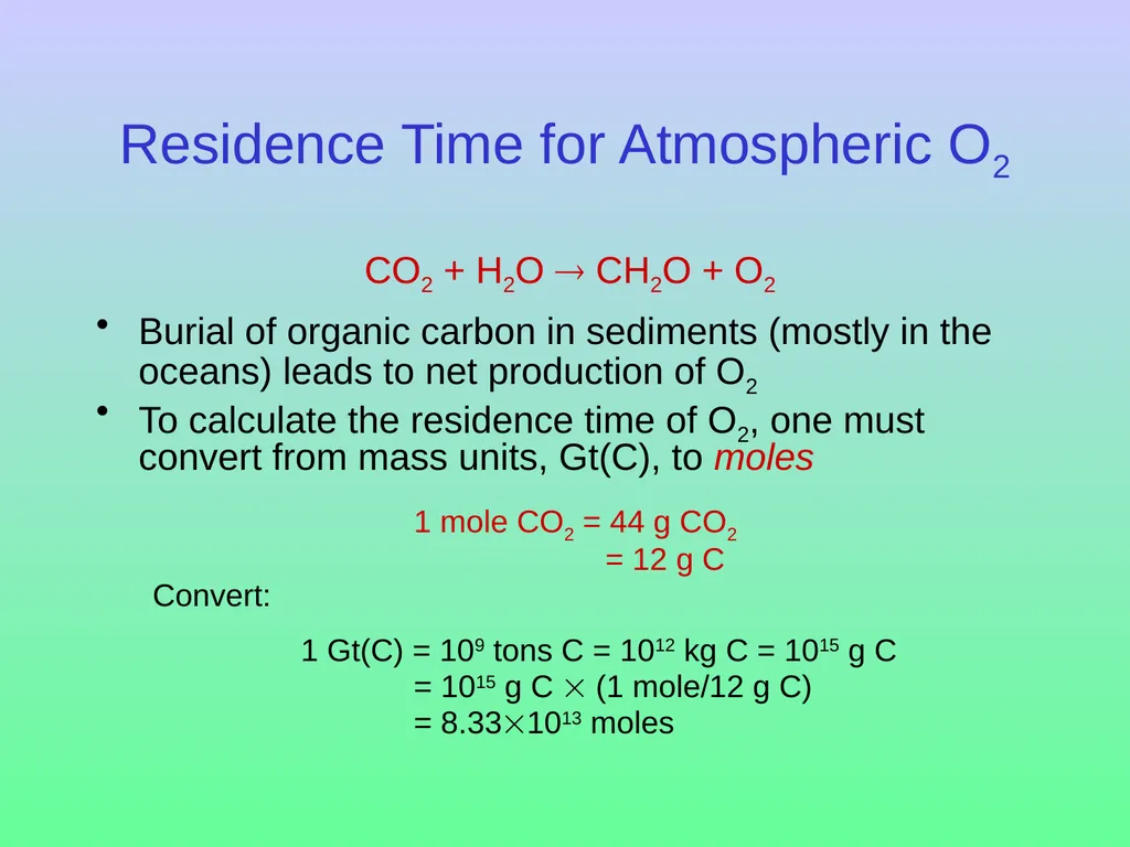 Chapter 8—Part 1 Fluxes and reservoirs/ The - slide 31 of 33