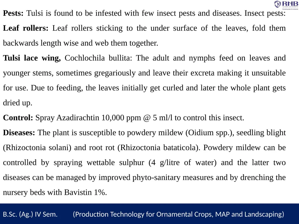 Course Name- Production Technology for Ornamental - slide 10 of 11
