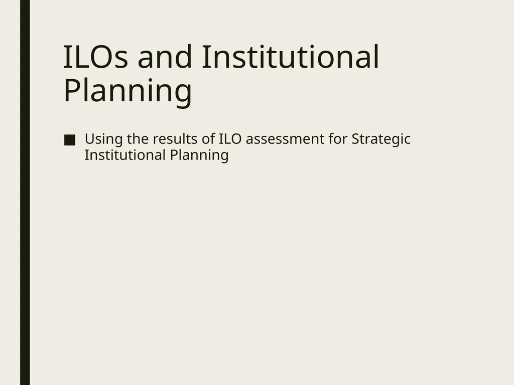 Assessing Community and Global Responsibility: ILO - slide 5 of 15