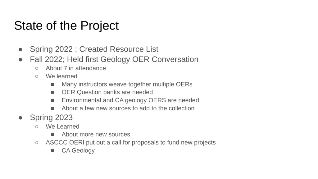 ASCCC OERI Geology Conversation Fall 2023 Sam - slide 5 of 10