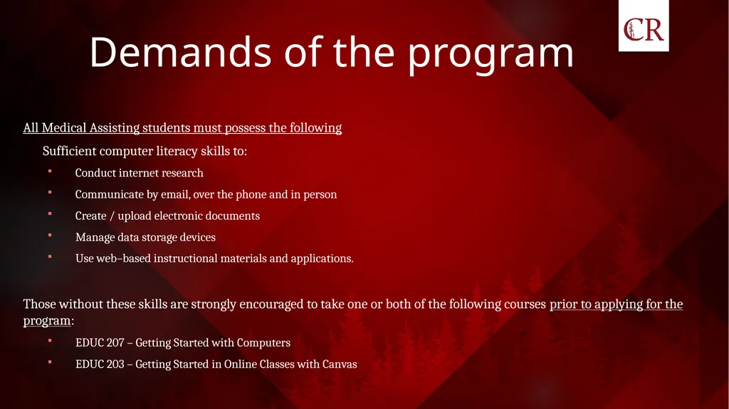 Medical Assistant Training Program Spring 2026 - slide 7 of 20