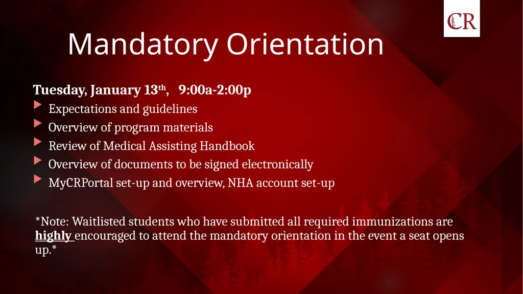 Medical Assistant Training Program Spring 2026 - slide 9 of 20