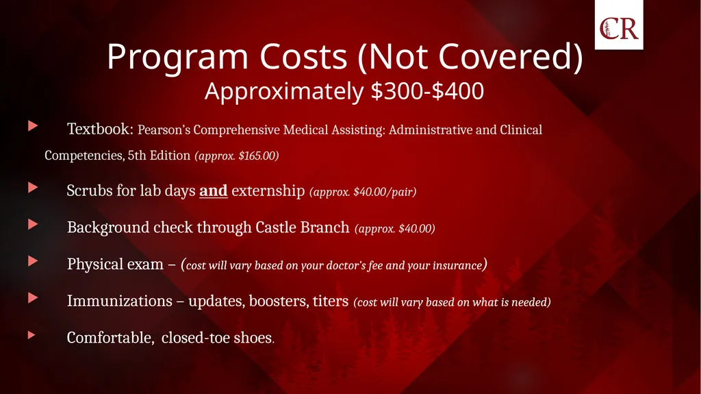 Medical Assistant Training Program Spring 2026 - slide 12 of 20
