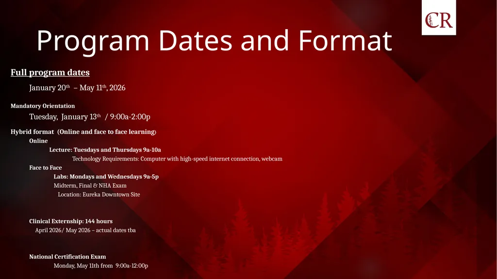 Medical Assistant Training Program Spring 2026 - slide 8 of 20