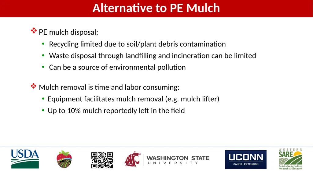 Soil-Biodegradable Mulch for Crop Production Carol - slide 2 of 9