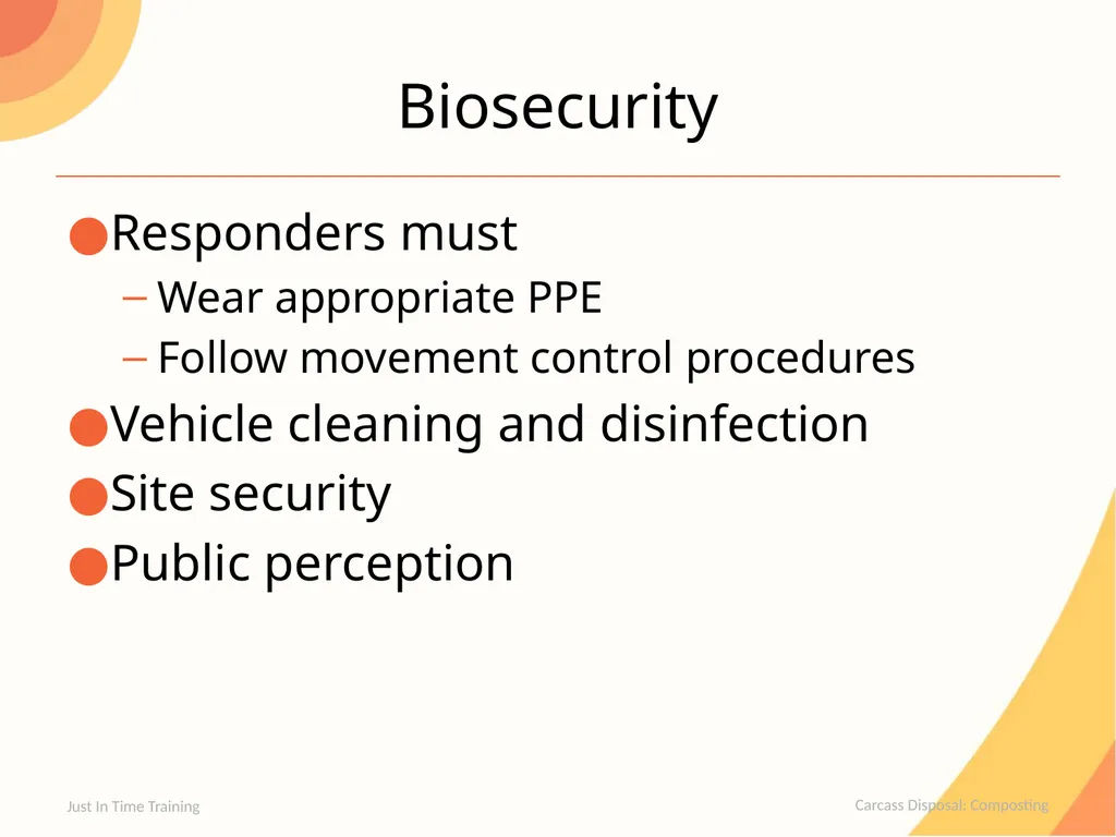 Carcass Disposal Composting Composting Carcasses - slide 19 of 21
