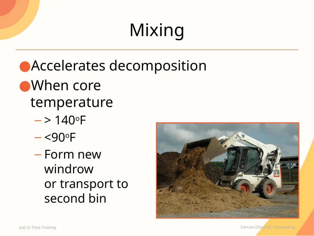 Carcass Disposal Composting Composting Carcasses - slide 8 of 21