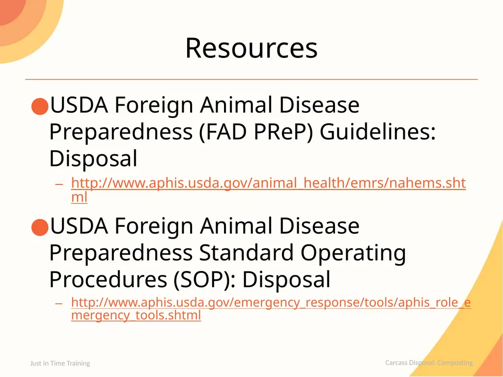 Carcass Disposal Composting Composting Carcasses - slide 20 of 21
