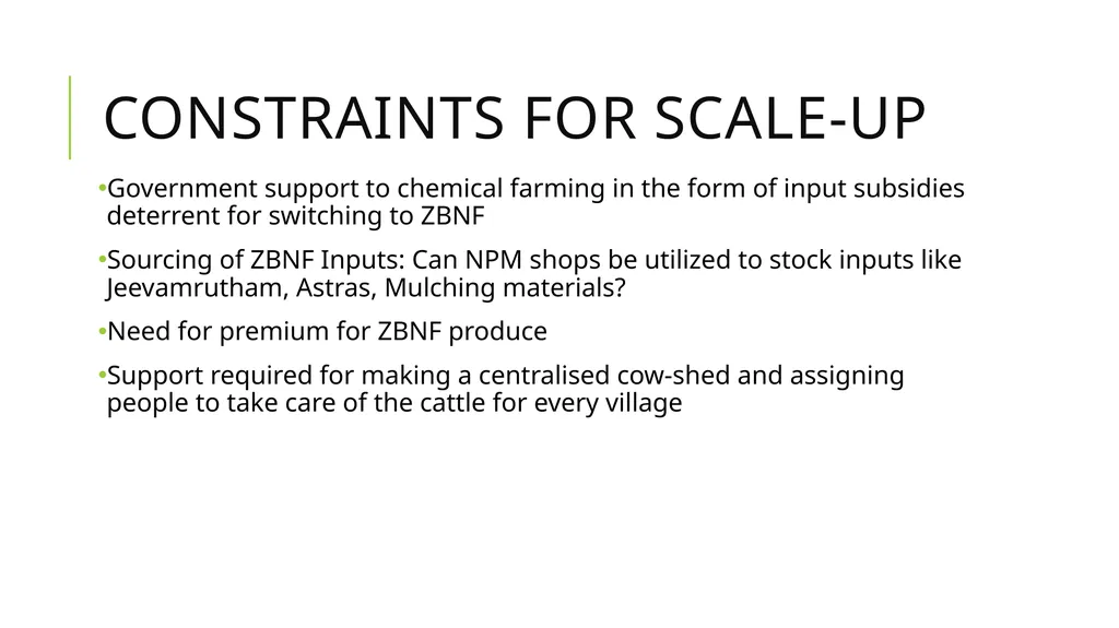 Zero budget natural farming Exploratory Fieldwork - slide 17 of 17