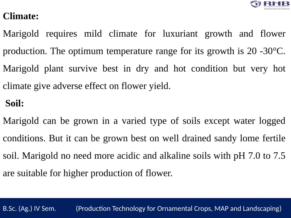 Course Name- Production Technology for Ornamental - slide 6 of 13