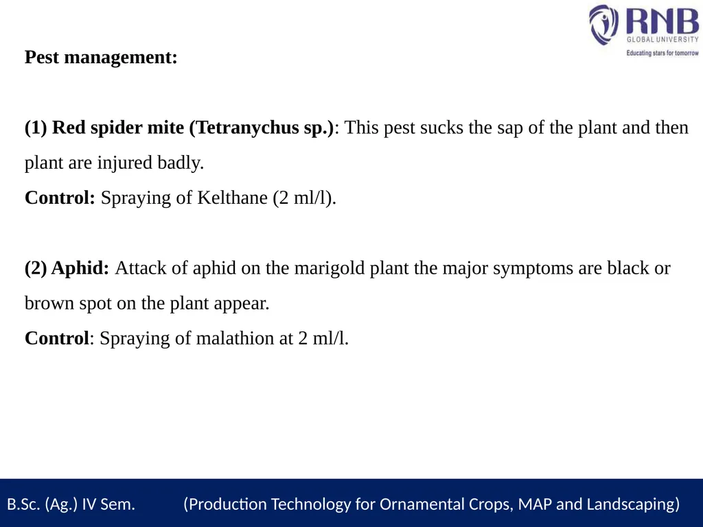 Course Name- Production Technology for Ornamental - slide 13 of 13