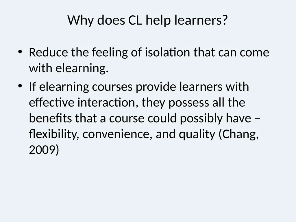 eLearning Collaboration and Assessment Ann - slide 4 of 47