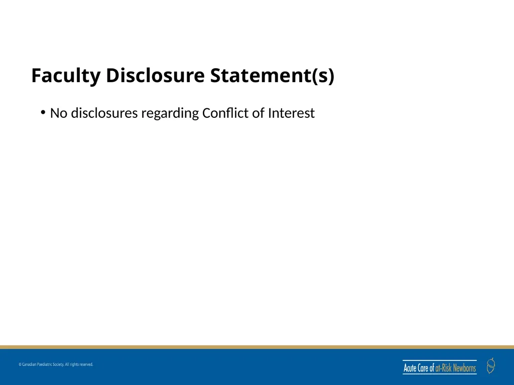 ACoRN Introduction ACoRN 2nd Edition Faculty - slide 2 of 16