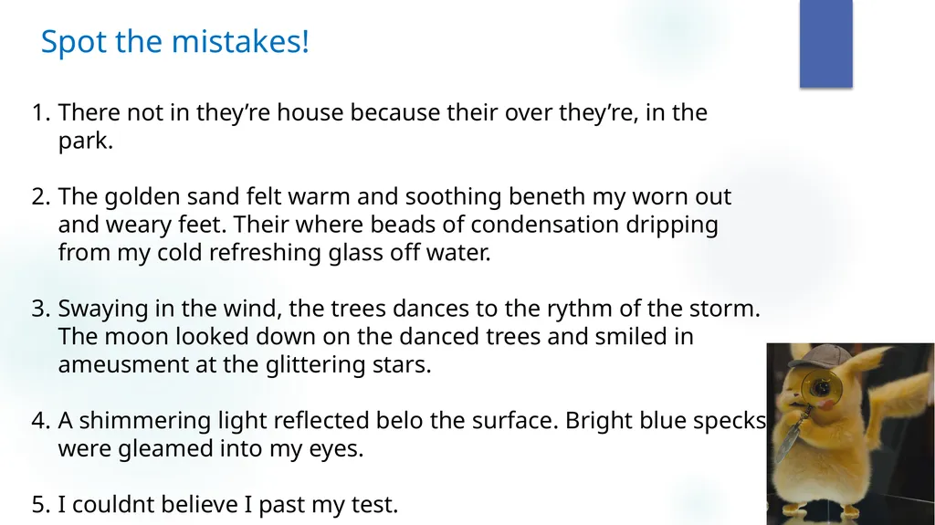 It’s the final week in year five! To consolidate - slide 2 of 11