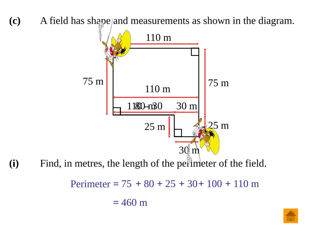 Junior Certificate Ordinary Level Perimeter, Area - slide 14 of 59