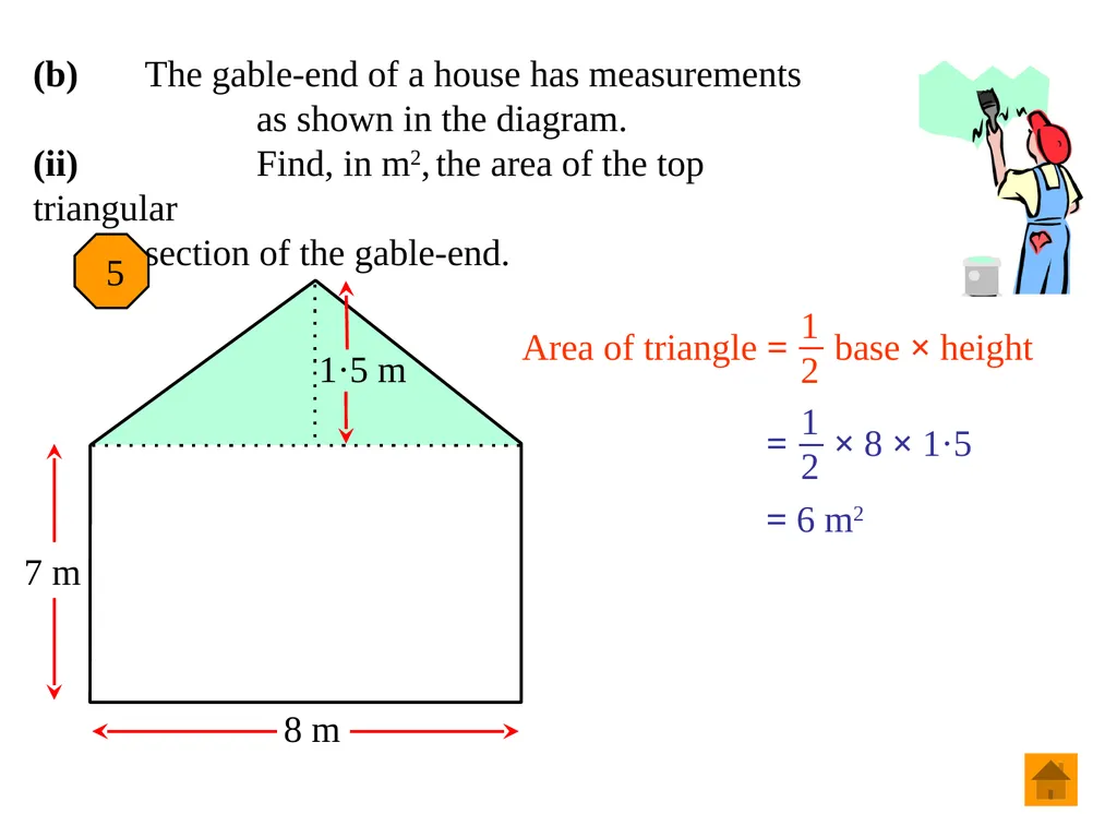 Junior Certificate Ordinary Level Perimeter, Area - slide 24 of 59