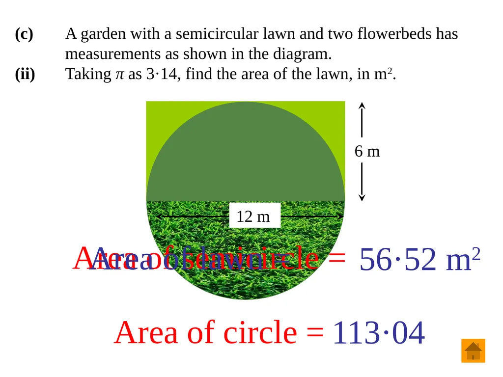 Junior Certificate Ordinary Level Perimeter, Area - slide 31 of 59