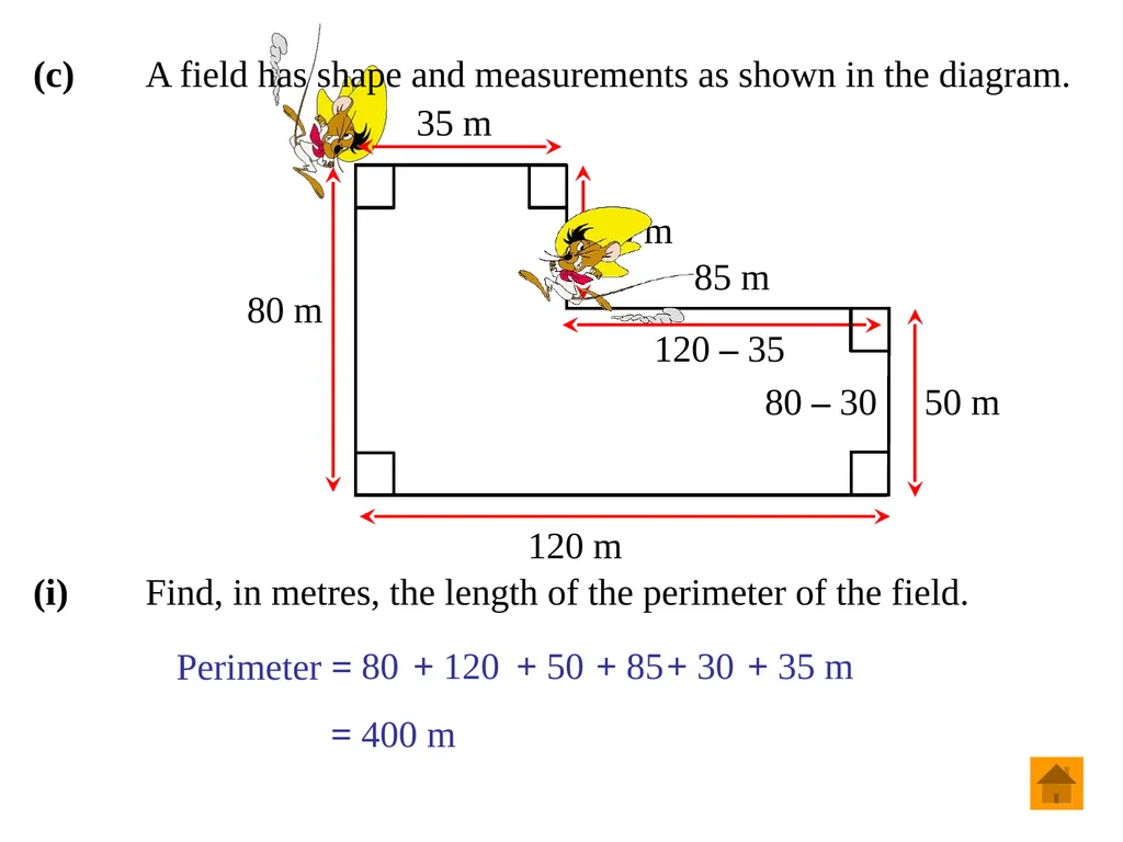 Junior Certificate Ordinary Level Perimeter, Area - slide 45 of 59
