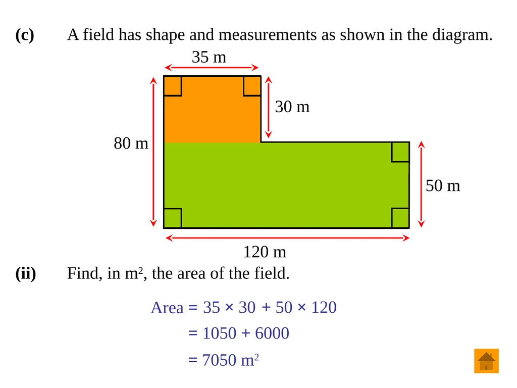 Junior Certificate Ordinary Level Perimeter, Area - slide 46 of 59