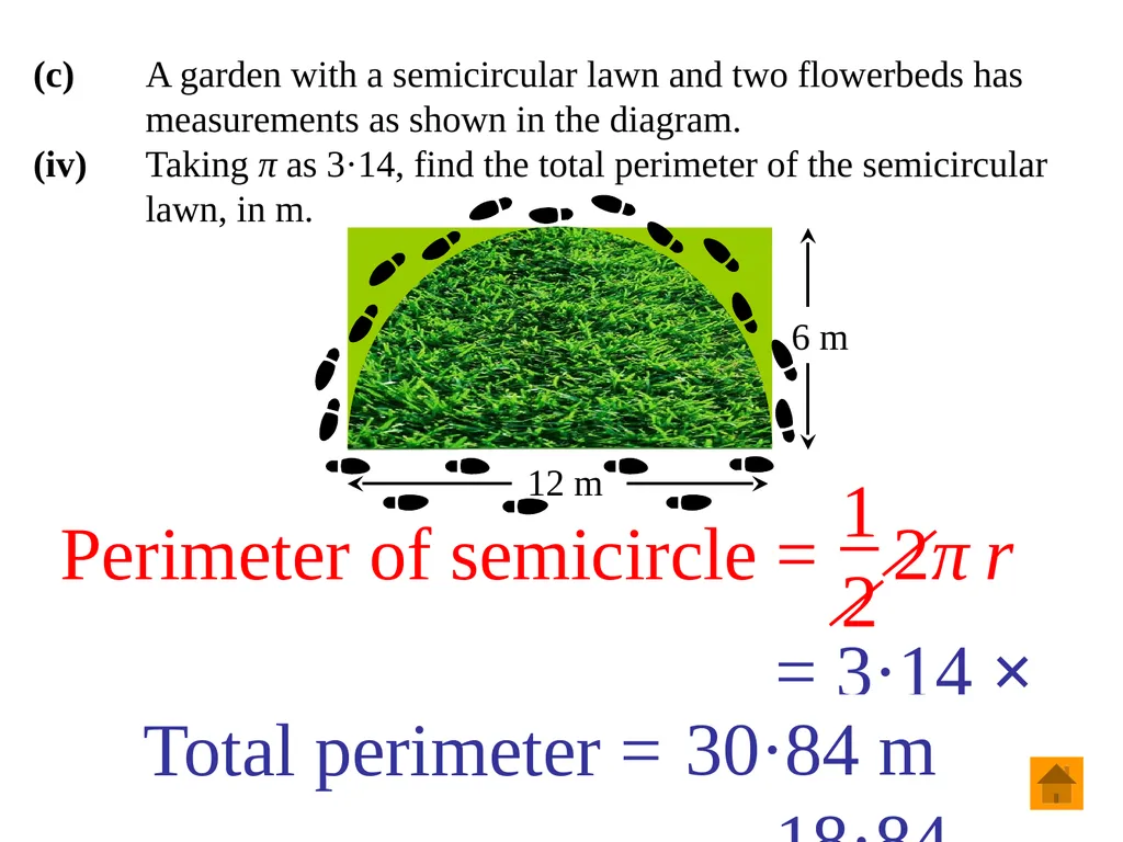 Junior Certificate Ordinary Level Perimeter, Area - slide 33 of 59