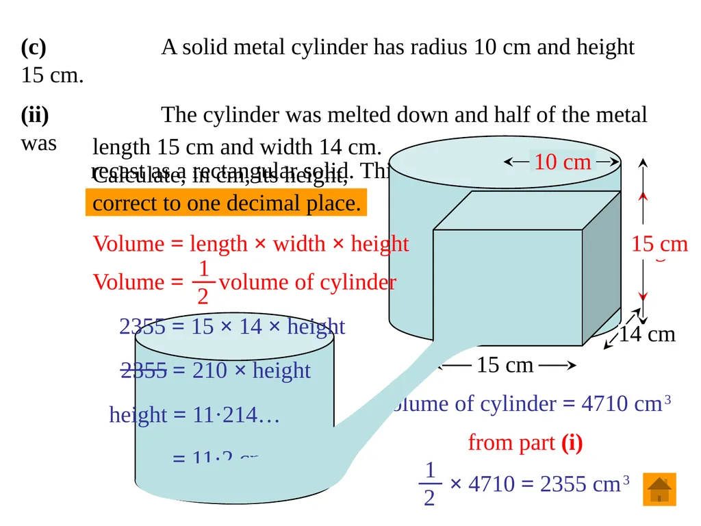 Junior Certificate Ordinary Level Perimeter, Area - slide 30 of 59
