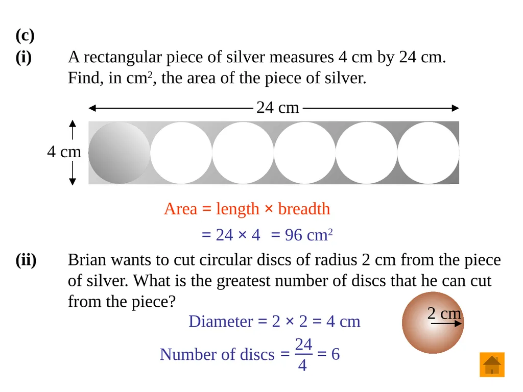 Junior Certificate Ordinary Level Perimeter, Area - slide 50 of 59