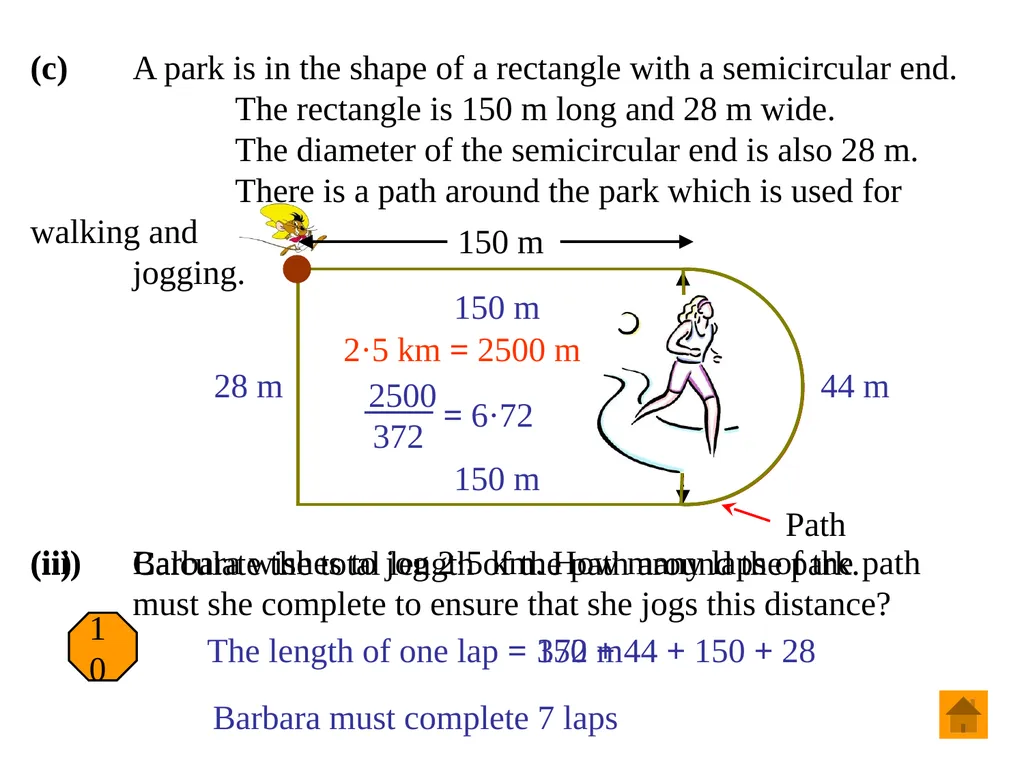 Junior Certificate Ordinary Level Perimeter, Area - slide 54 of 59