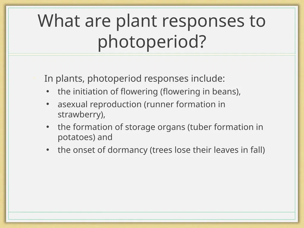 Photoperiod The Floral Initiator GrowNextGen.org - slide 7 of 13