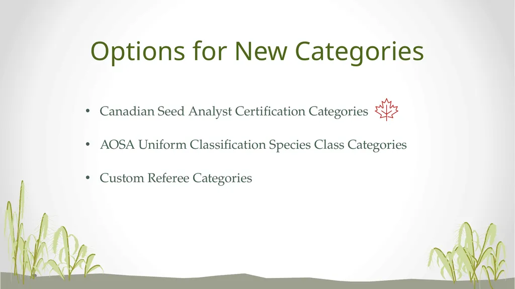 Referee Committee Reorganization Options What are - slide 5 of 17