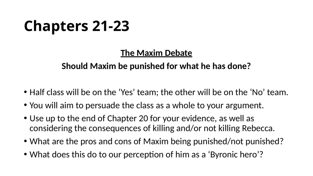 Rebecca by Daphne Du Maurier Advanced Higher - slide 12 of 21