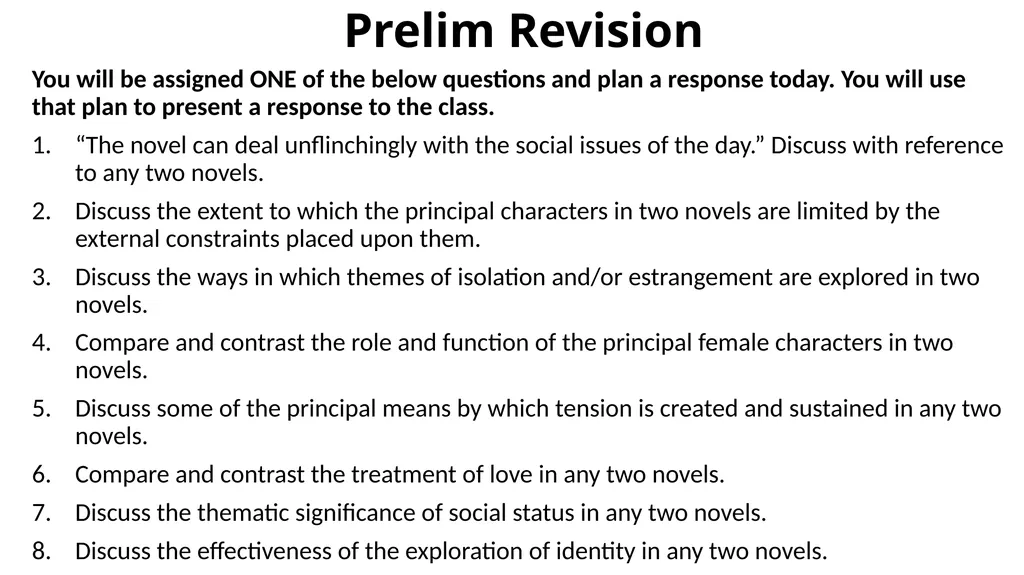 Rebecca by Daphne Du Maurier Advanced Higher - slide 20 of 21