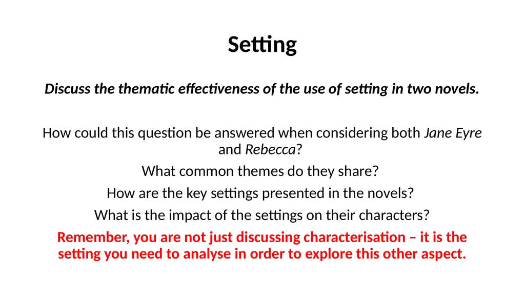 Rebecca by Daphne Du Maurier Advanced Higher - slide 19 of 21