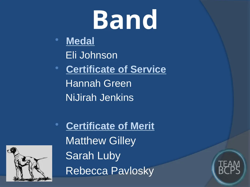 Class of 2017 Senior Award Recipients Sparrows - slide 3 of 87