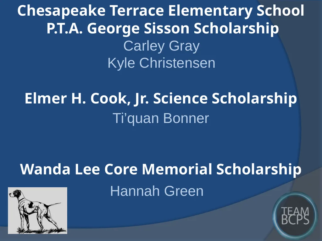 Class of 2017 Senior Award Recipients Sparrows - slide 62 of 87