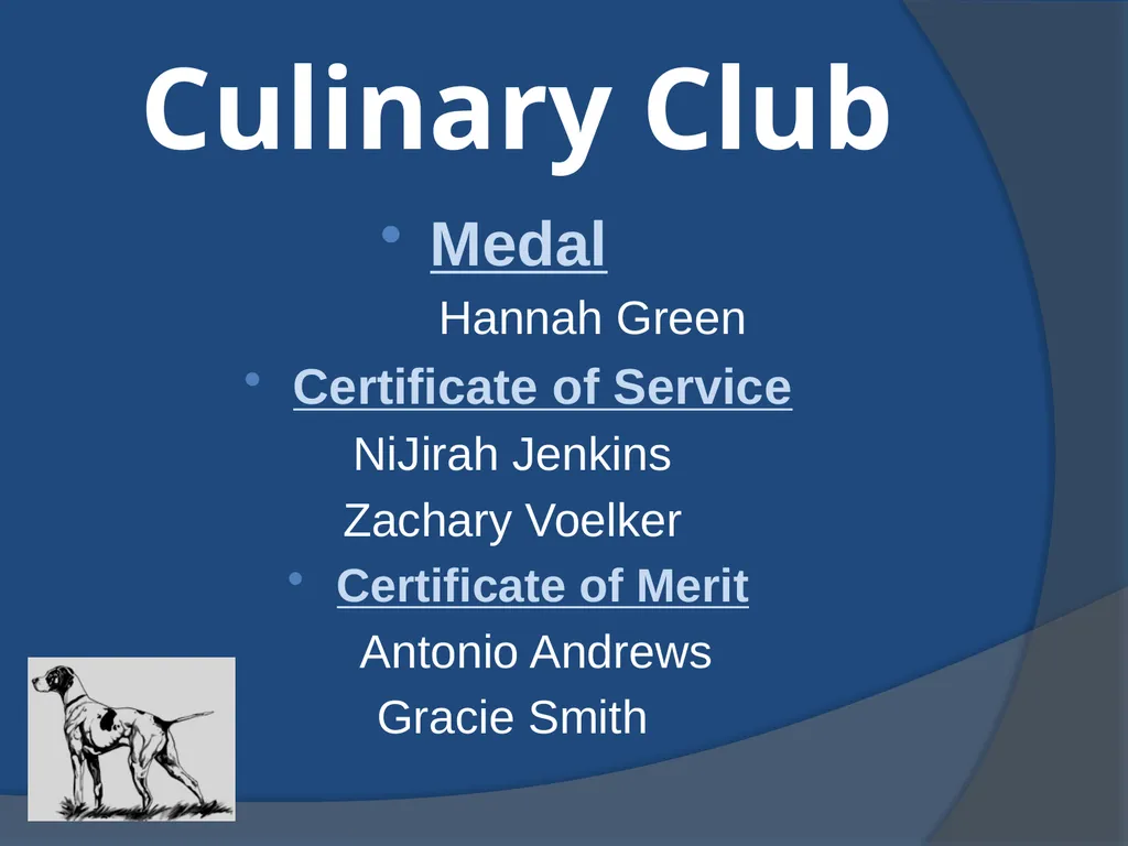 Class of 2017 Senior Award Recipients Sparrows - slide 8 of 87
