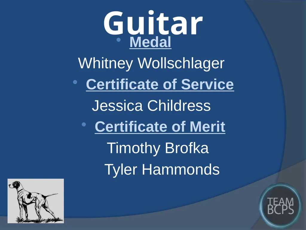 Class of 2017 Senior Award Recipients Sparrows - slide 14 of 87