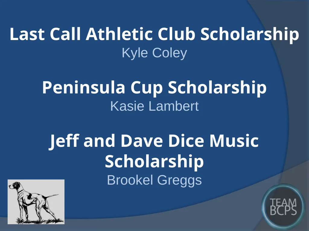 Class of 2017 Senior Award Recipients Sparrows - slide 74 of 87
