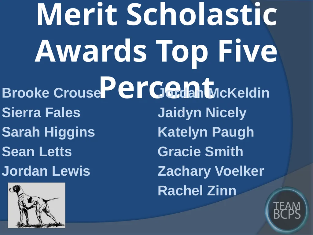 Class of 2017 Senior Award Recipients Sparrows - slide 50 of 87