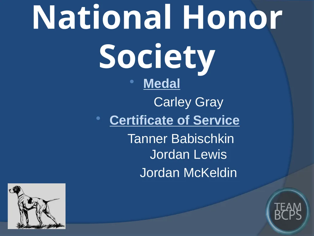 Class of 2017 Senior Award Recipients Sparrows - slide 21 of 87